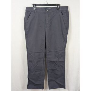 Carharrt Rugged Flex Loose Fit Canvas Work Pants Blue/Gray Women's Size 14 Reg